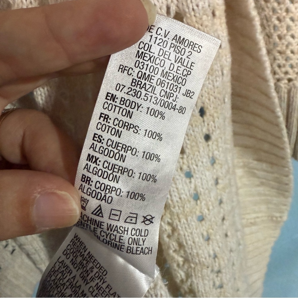 Roxy Open Weave Long Cardigan - Picture 5 of 6
